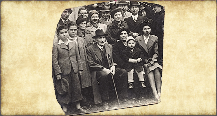 Hugo Jellinek and Fritzi Fränkel's Wedding Day, October 1939 - Group Photo II