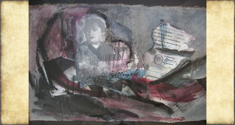 "Your Gaze Endures" Painting by Paulette Jellinek, 2004